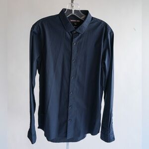 MICHAEL KORS Dark Blue Dress Shirt
